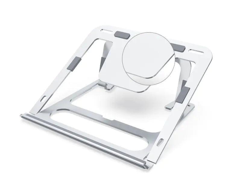 Aluminum Laptop Stand with Adjustable Height and Cooling