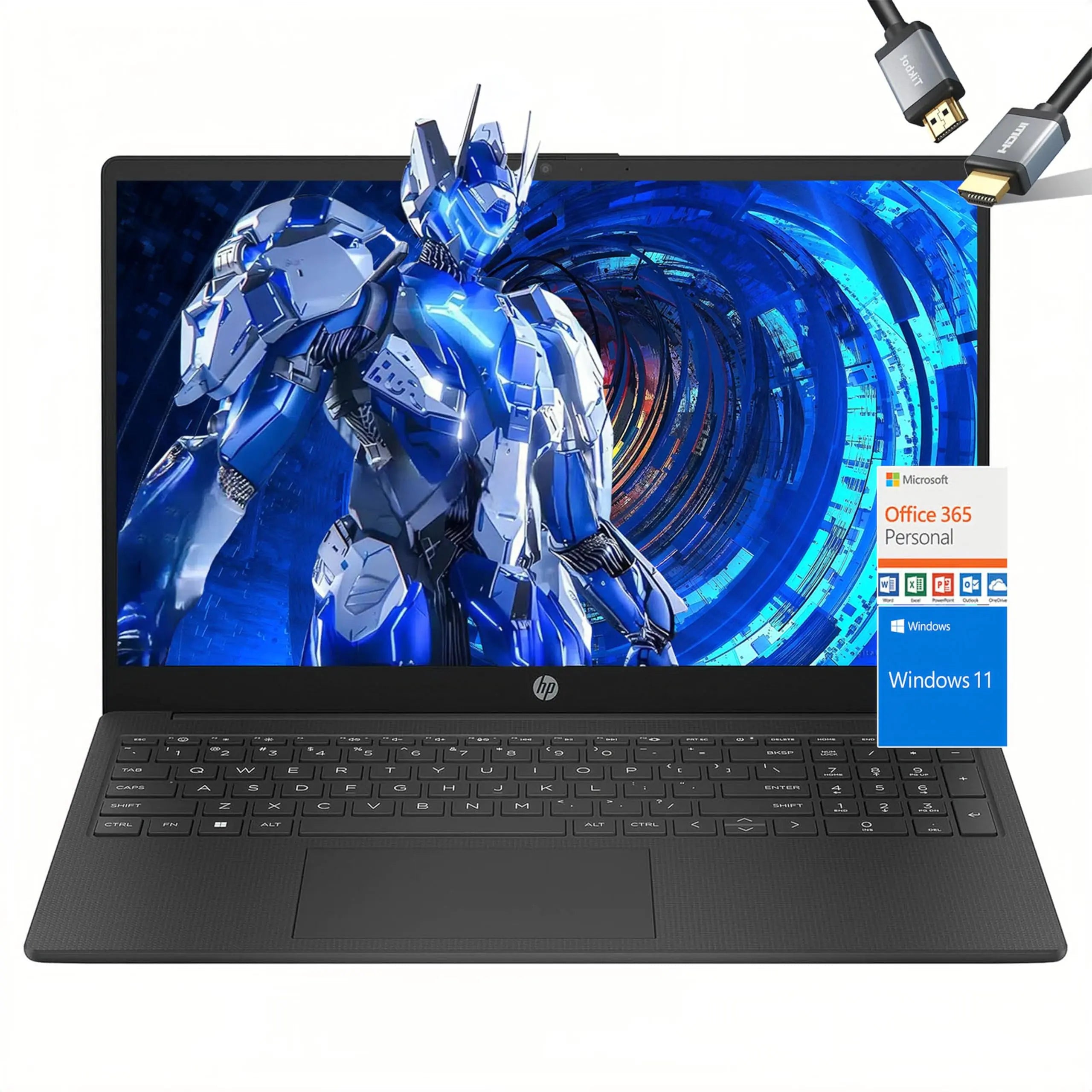 HP 15.6' 2024 School Pro Laptop - Windows 11 - Intel Core Better than i7 - 16GB RAM | 128GB SSD - Wi-Fi 6